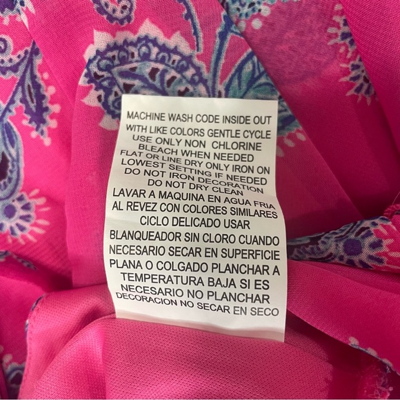 Sequin Hearts Girls Sz 10 Pink Ruffle Sleeveless Dress With Slip Church Dance 💃 - Picture 6 of 10